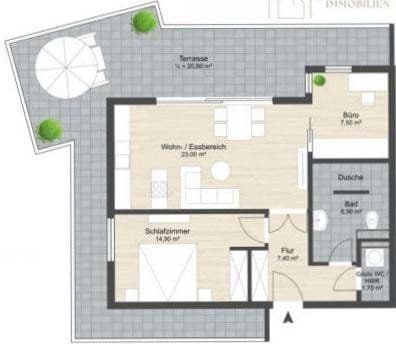 3 bedroom flat to rent, 83 m², Münster-Sarmsheim 3 bedroom flat to rent, 83 m², Münster-Sarmsheim