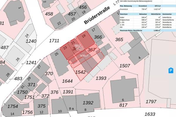 plot for sale, 735 m², Brüderstraße 19-23, Bad Salzuflen, North Rhine-Westphalia plot for sale, 735 m², Brüderstraße 19-23, Bad Salzuflen, North Rhine-Westphalia