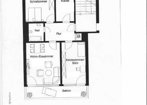 3 bedroom flat to rent, 72 m², Hohenstaufenring 5, Worms 3 bedroom flat to rent, 72 m², Hohenstaufenring 5, Worms