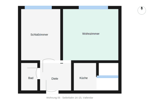 2 bedroom flat to rent, 34 m², Seilerbahn 14-15, Vallendar 2 bedroom flat to rent, 34 m², Seilerbahn 14-15, Vallendar