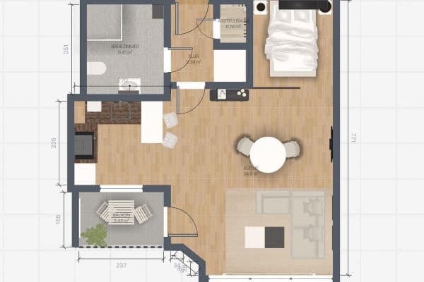 1 bedroom flat for sale, 48 m², Kölner Str. 44, Postanschrift, Düsseldorf - Stadtmitte, North Rhine-Westphalia 1 bedroom flat for sale, 48 m², Kölner Str. 44, Postanschrift, Düsseldorf - Stadtmitte, North Rhine-Westphalia