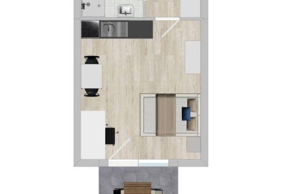 1 bedroom flat to rent, 25 m², Hinter der Saline 4, Lüneburg 1 bedroom flat to rent, 25 m², Hinter der Saline 4, Lüneburg