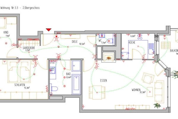 3 bedroom flat to rent, 92 m², Frankfurt am Main 3 bedroom flat to rent, 92 m², Frankfurt am Main
