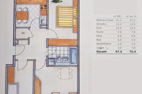 3 bedroom flat to rent, 68 m², Wollgrasweg 2, Schöneiche bei Berlin 3 bedroom flat to rent, 68 m², Wollgrasweg 2, Schöneiche bei Berlin