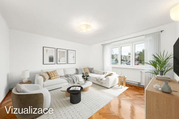 2 bedroom with open-plan kitchen flat for sale, 60 m², Mladých, Praha 2 bedroom with open-plan kitchen flat for sale, 60 m², Mladých, Praha