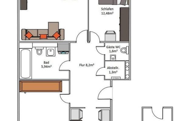 3 bedroom flat for sale, 80 m², Hamburg, Hamburg 3 bedroom flat for sale, 80 m², Hamburg, Hamburg