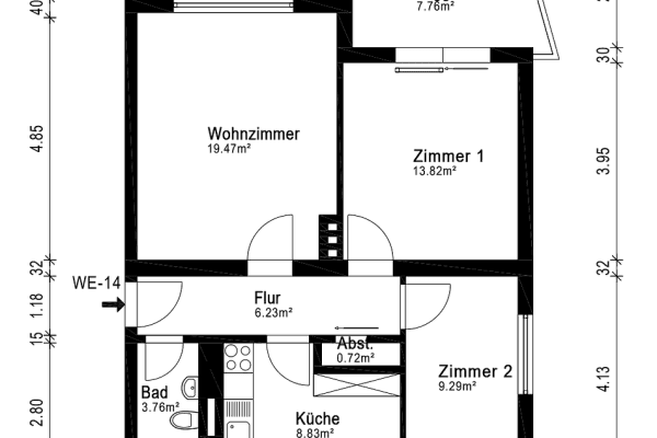 3 bedroom flat to rent, 66 m², Bremen, Bremen 3 bedroom flat to rent, 66 m², Bremen, Bremen