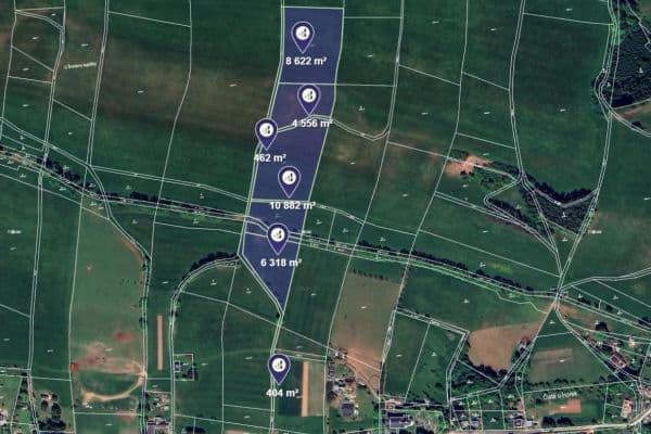 plot for sale, 31,244 m², Čistá u Horek, Liberecký Region plot for sale, 31,244 m², Čistá u Horek, Liberecký Region