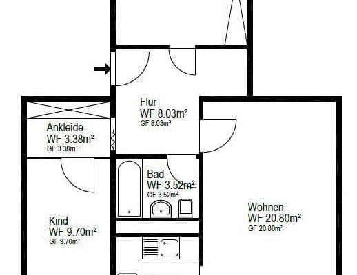 3 bedroom flat for sale, 67 m², Dresden 3 bedroom flat for sale, 67 m², Dresden