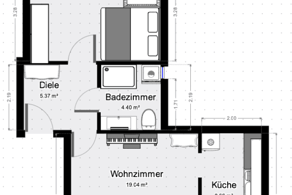 2 bedroom flat to rent, 58 m², Schillstr. 4, Hagen 2 bedroom flat to rent, 58 m², Schillstr. 4, Hagen