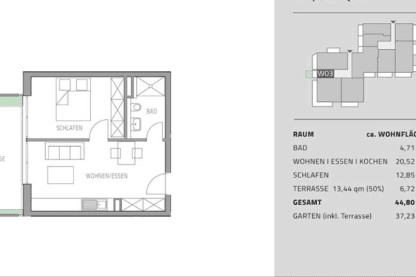 2 bedroom flat to rent, 45 m², Kraibergstraße 2, Gaimersheim, Bavaria 2 bedroom flat to rent, 45 m², Kraibergstraße 2, Gaimersheim, Bavaria