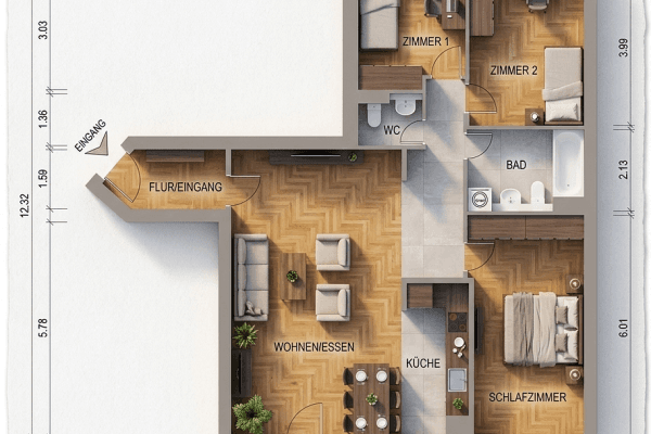 4 bedroom flat for sale, 94 m², Frechen 4 bedroom flat for sale, 94 m², Frechen