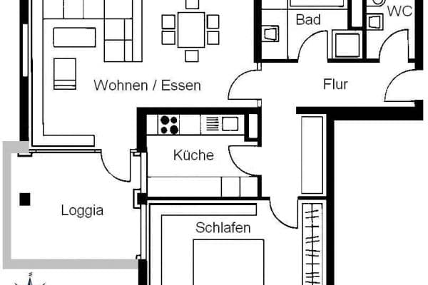 2 bedroom flat for sale, 73 m², Essen 2 bedroom flat for sale, 73 m², Essen