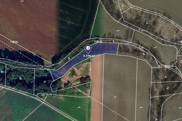 plot for sale, 3,770 m², Brňany plot for sale, 3,770 m², Brňany