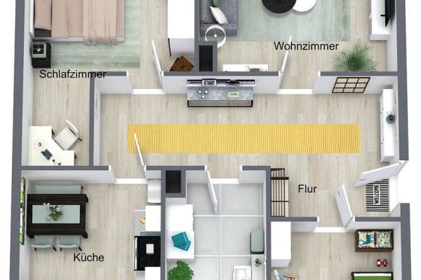 3 bedroom flat to rent, 84 m², Chemnitzer Str. 72, Meerane 3 bedroom flat to rent, 84 m², Chemnitzer Str. 72, Meerane