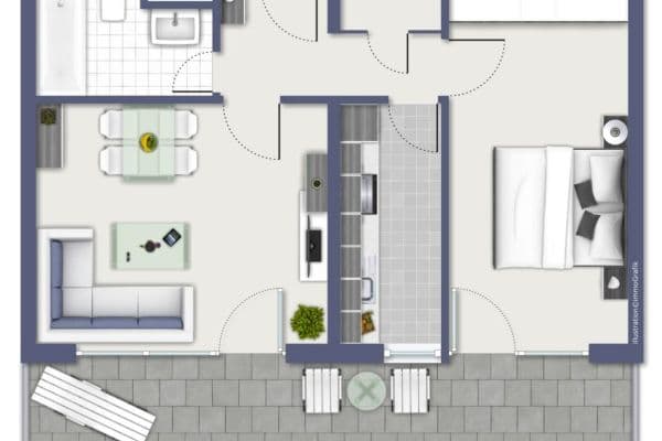 2 bedroom flat to rent, 57 m², Waisenhausgasse 11, Köln 2 bedroom flat to rent, 57 m², Waisenhausgasse 11, Köln