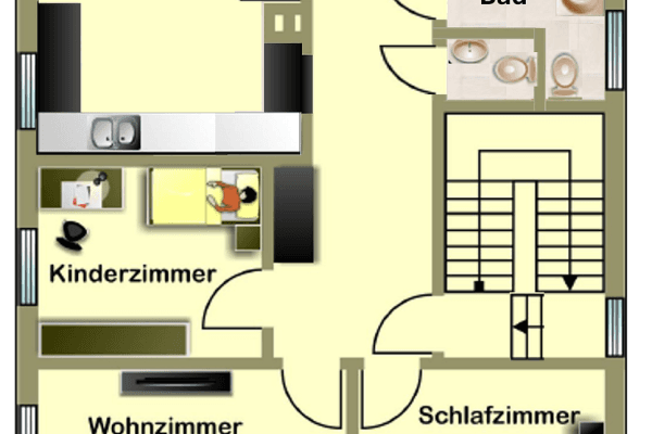 3 bedroom flat to rent, 81 m², Schifferstadt 3 bedroom flat to rent, 81 m², Schifferstadt