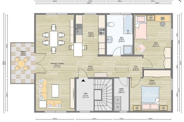 3 bedroom flat to rent, 96 m², Hennigsdorf 3 bedroom flat to rent, 96 m², Hennigsdorf