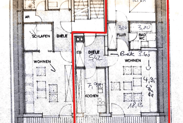 2 bedroom flat to rent, 55 m², Laufamholzstrasse 288, Nürnberg 2 bedroom flat to rent, 55 m², Laufamholzstrasse 288, Nürnberg