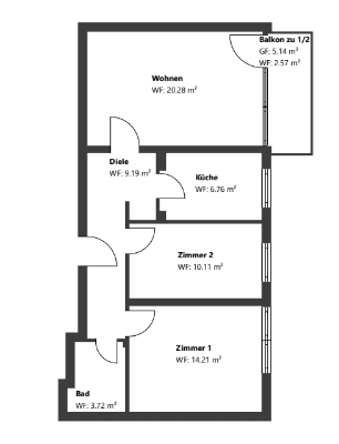 3 bedroom flat for sale, 67 m², Geigenbergerstr. 9, München, Bavaria 3 bedroom flat for sale, 67 m², Geigenbergerstr. 9, München, Bavaria