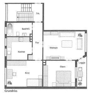 3 bedroom flat to rent, 72 m², Rotdornweg 14, Glinde 3 bedroom flat to rent, 72 m², Rotdornweg 14, Glinde