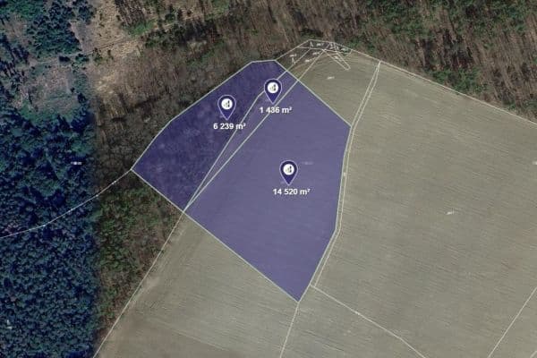 plot for sale, 5,549 m², Nové Dvory plot for sale, 5,549 m², Nové Dvory