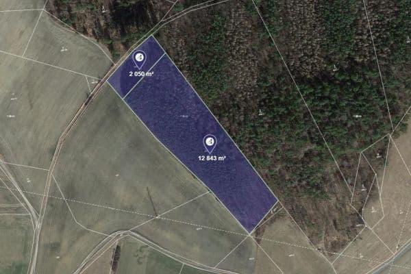 plot for sale, 3,723 m², Nové Dvory, Středočeský Region plot for sale, 3,723 m², Nové Dvory, Středočeský Region