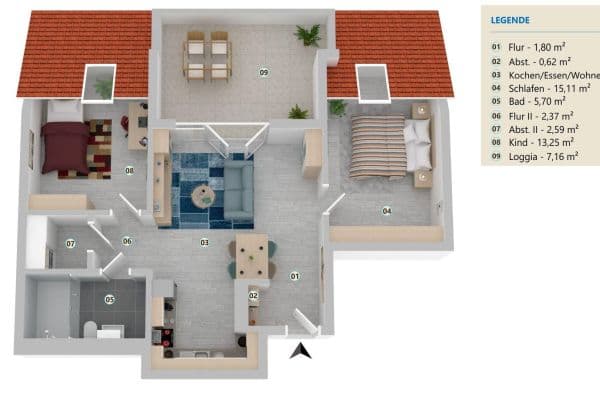 3 bedroom flat to rent, 75 m², Bahnstraße 78, Grevenbroich 3 bedroom flat to rent, 75 m², Bahnstraße 78, Grevenbroich