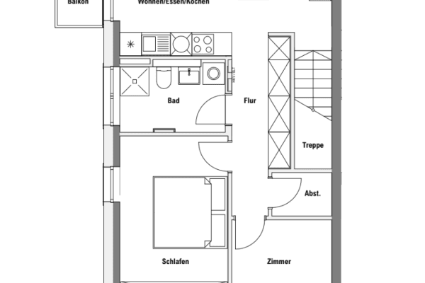 3 bedroom flat to rent, 59 m², Tempelhofer Str. 8, Zossen, Brandenburg 3 bedroom flat to rent, 59 m², Tempelhofer Str. 8, Zossen, Brandenburg