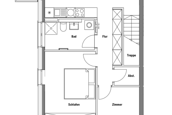 3 bedroom flat to rent, 63 m², Tempelhofer Str. 8, Zossen, Brandenburg 3 bedroom flat to rent, 63 m², Tempelhofer Str. 8, Zossen, Brandenburg