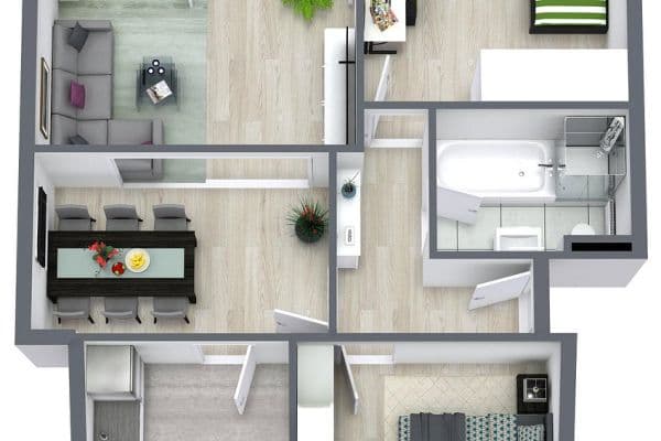 3 bedroom flat to rent, 80 m², Händelstraße 2, Wilkau-Haßlau 3 bedroom flat to rent, 80 m², Händelstraße 2, Wilkau-Haßlau