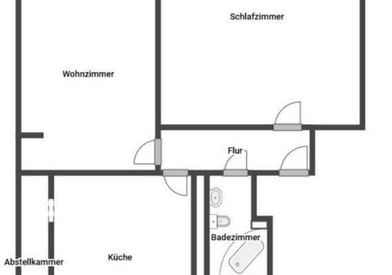 1 bedroom with open-plan kitchen flat to rent, 64 m², Brunhildenweg 22, Gelsenkirchen 1 bedroom with open-plan kitchen flat to rent, 64 m², Brunhildenweg 22, Gelsenkirchen