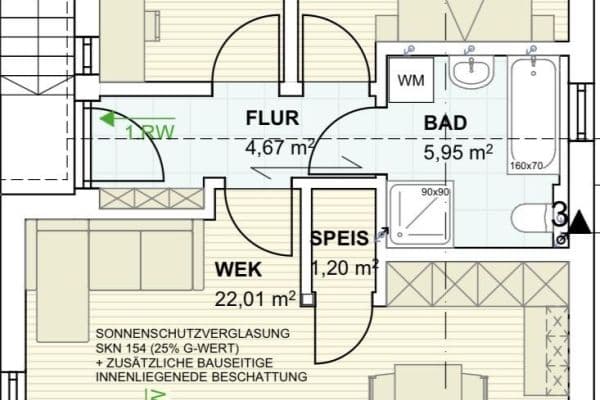 3 bedroom flat for sale, 64 m², Haar, Bavaria 3 bedroom flat for sale, 64 m², Haar, Bavaria