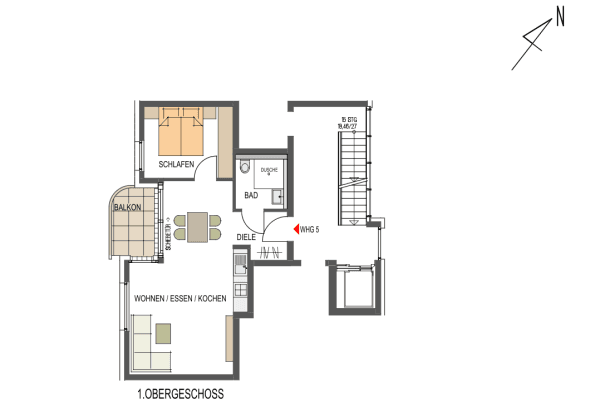2 bedroom flat to rent, 51 m², Gerlingen 2 bedroom flat to rent, 51 m², Gerlingen