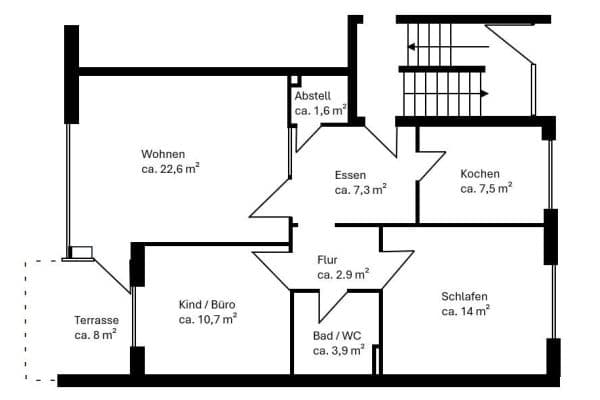 3 bedroom flat for sale, 73 m², Teutonenweg / Ecke Rahweg, Hamburg, Hamburg 3 bedroom flat for sale, 73 m², Teutonenweg / Ecke Rahweg, Hamburg, Hamburg