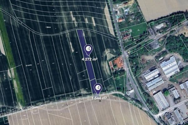 plot for sale, 20,493 m², Mirošov plot for sale, 20,493 m², Mirošov