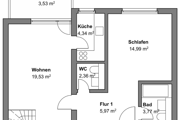 4 bedroom flat to rent, 86 m², Am Rebstock 12, Kabelsketal 4 bedroom flat to rent, 86 m², Am Rebstock 12, Kabelsketal
