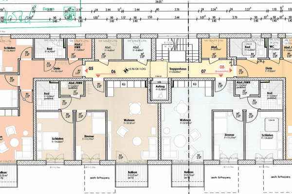 3 bedroom flat to rent, 68 m², Hamburger Allee 51b, Nauen, Brandenburg 3 bedroom flat to rent, 68 m², Hamburger Allee 51b, Nauen, Brandenburg