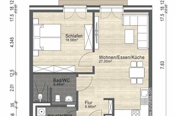 2 bedroom flat to rent, 67 m², Papendorfer Str. 7, Brunsbek 2 bedroom flat to rent, 67 m², Papendorfer Str. 7, Brunsbek