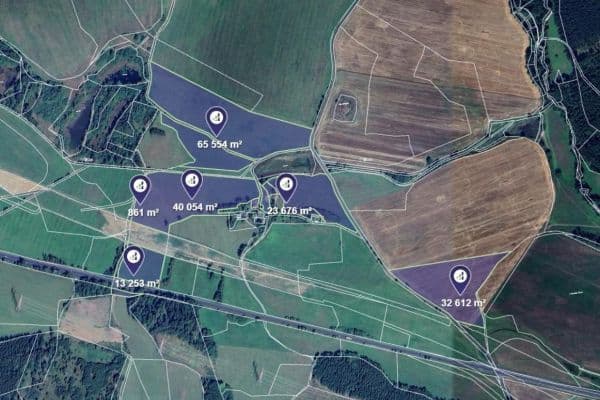 plot for sale, 33,526 m², Bochov plot for sale, 33,526 m², Bochov