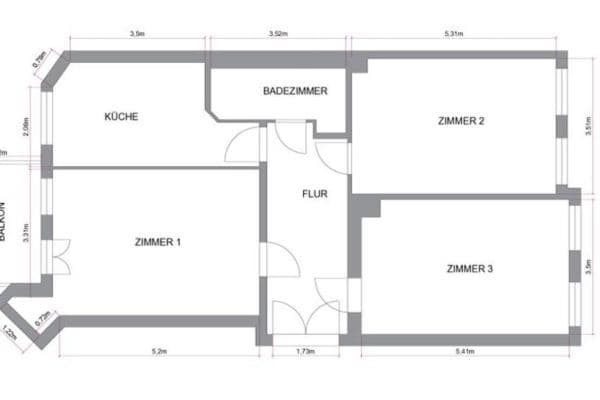 3 bedroom flat for sale, 90 m², Leipzig, Saxony 3 bedroom flat for sale, 90 m², Leipzig, Saxony