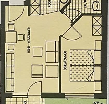 2 bedroom flat to rent, 42 m², Berliner Straße 16, Leipzig, Saxony 2 bedroom flat to rent, 42 m², Berliner Straße 16, Leipzig, Saxony