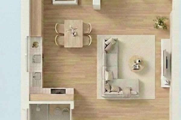 2 bedroom flat to rent, 64 m², Mörikestraße 22, Erdmannhausen 2 bedroom flat to rent, 64 m², Mörikestraße 22, Erdmannhausen