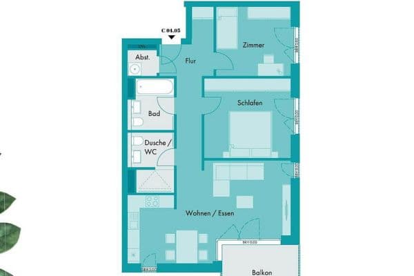 3 bedroom flat to rent, 85 m², Hattersheim 3 bedroom flat to rent, 85 m², Hattersheim