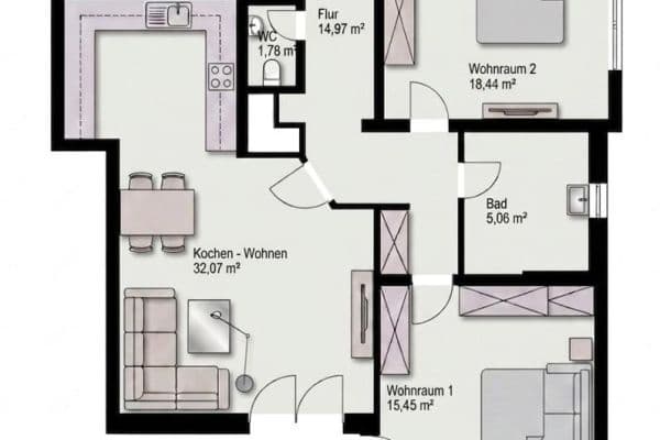 3 bedroom flat for sale, 93 m², Lohmar 3 bedroom flat for sale, 93 m², Lohmar