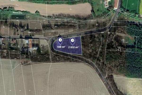 plot for sale, 3,001 m², Mšené-lázně plot for sale, 3,001 m², Mšené-lázně