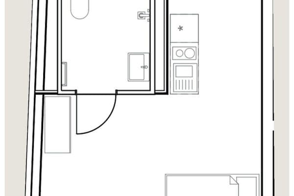 1 bedroom flat to rent, 26 m², Gabelsbergerstraße 20, Erlangen 1 bedroom flat to rent, 26 m², Gabelsbergerstraße 20, Erlangen