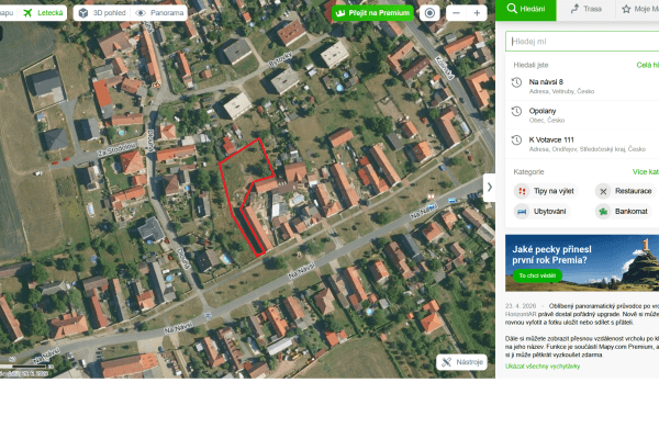 plot for sale, 1,306 m², Na Návsi, Veltruby plot for sale, 1,306 m², Na Návsi, Veltruby