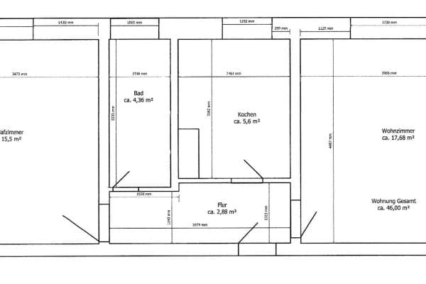 2 bedroom flat to rent, 46 m², Markkleeberg 2 bedroom flat to rent, 46 m², Markkleeberg