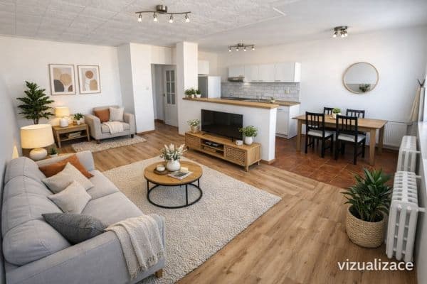 3 bedroom with open-plan kitchen flat for sale, 119 m², Dominova, Praha 3 bedroom with open-plan kitchen flat for sale, 119 m², Dominova, Praha